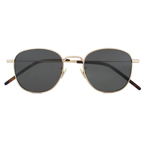 ysl round eyeglasses|who makes saint laurent glasses.